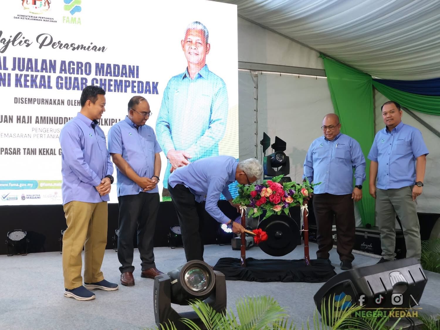 Majlis Perasmian Karnival Agro Madani @ Pasar Tani Kekal Guar Chempedak