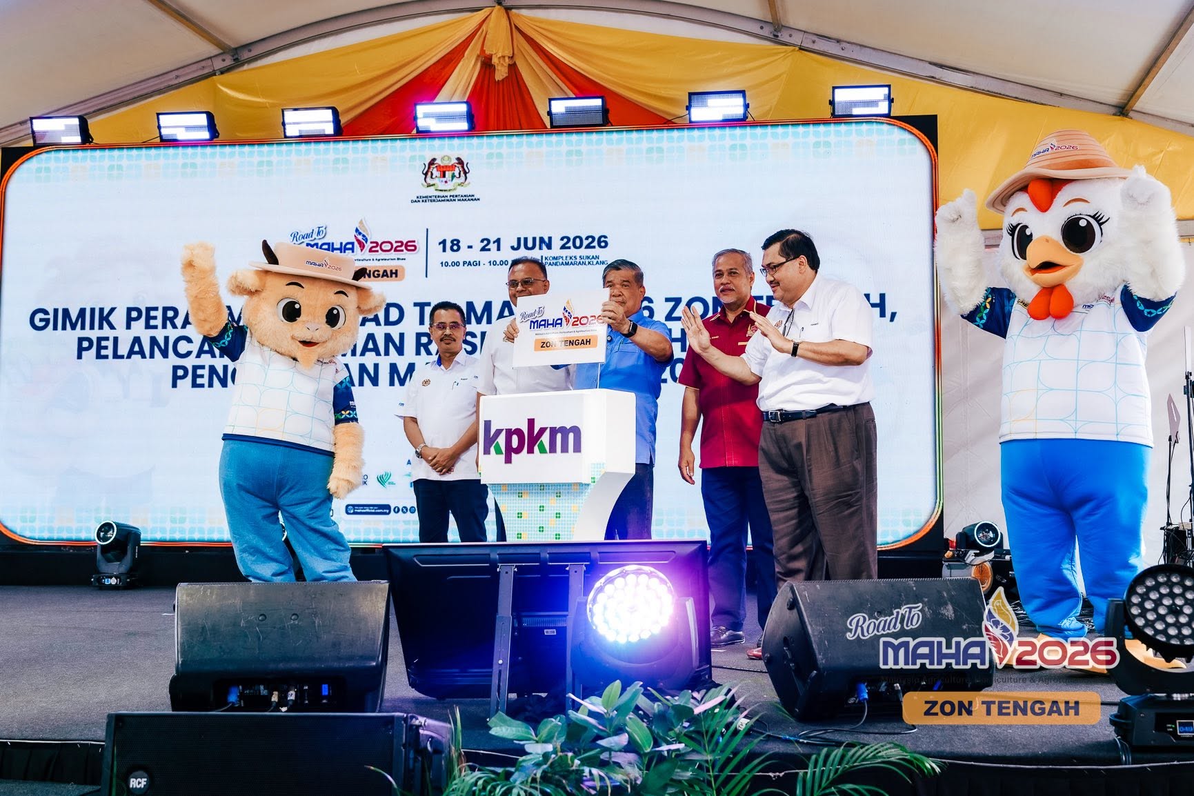 20 Jun 2026 | Majlis Perasmian Program Road To MAHA 2026 (RTM) Zon Tengah | Kompleks Sukan Pandamaran, Klang, Selangor