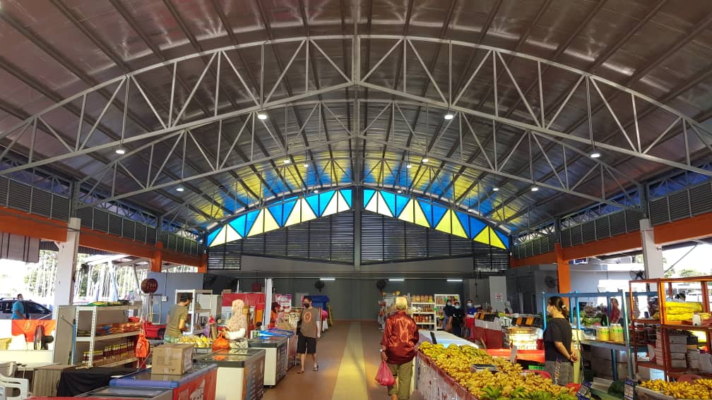 04 April 2020 Sabtu Jualan Di Pasar Segar Terkawal Pasar Tani Kekal Permas Jaya Johor Bahru Johor Fama