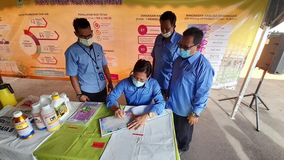 01 April 2021 Lawatan Kerja Yb Dato Haji Mohd Fasiah Bin Hj Mohd Fakeh Pengerusi Fama Ke Negeri Kedah Lawatan Kerja Tersebut Melibatkan House Of Honey Di Pejabat Fama Daerah Padang