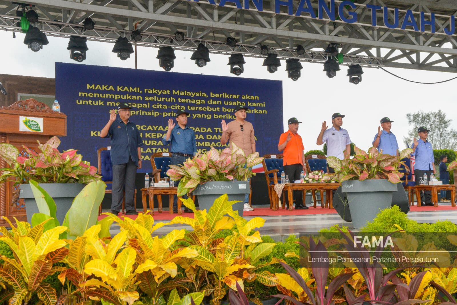 3 Sept 2023 | Ahad | 10.00 Pagi | Program Perasmian Karnival Jualan Mega Agro MADANI | Dataran Bersejarah, Ayer Keroh, Melaka