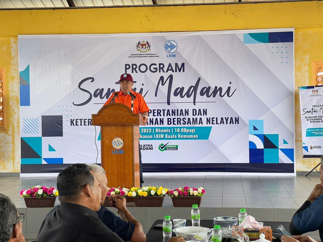 30 November 2023 | Khamis | 10.00 pagi | Program Santai Madani | Komplaks Perikanan LKIM Kuala Kemaman