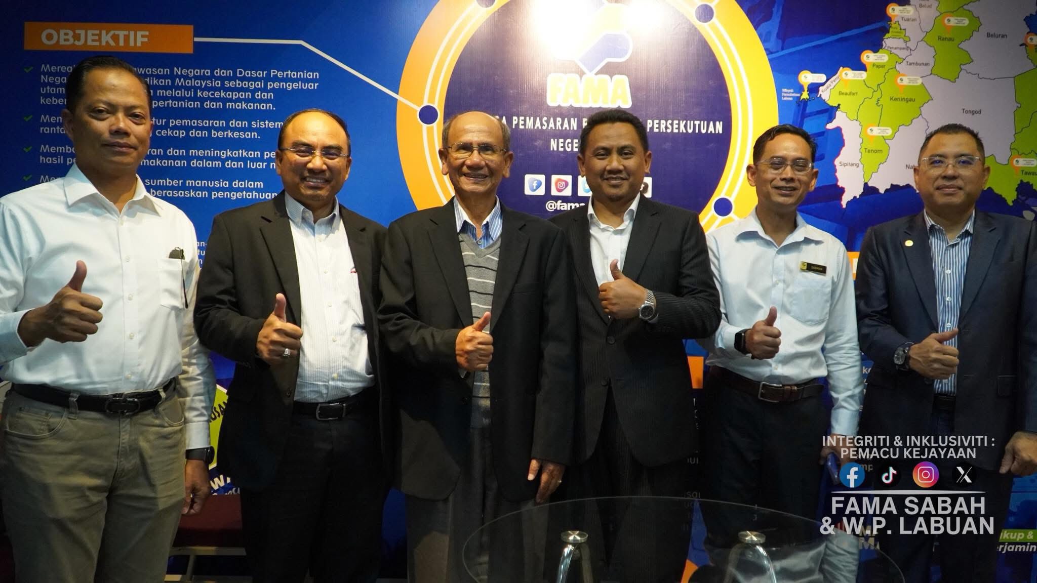 14 April 2025 | Lawatan Kerja Rasmi Ahli Lembaga Pengarah Fama Dan Timbalan Ketua Pengarah (Sekuriti Makanan & Operasi) Ke FAMA Negeri Sabah Kota Kinabalu