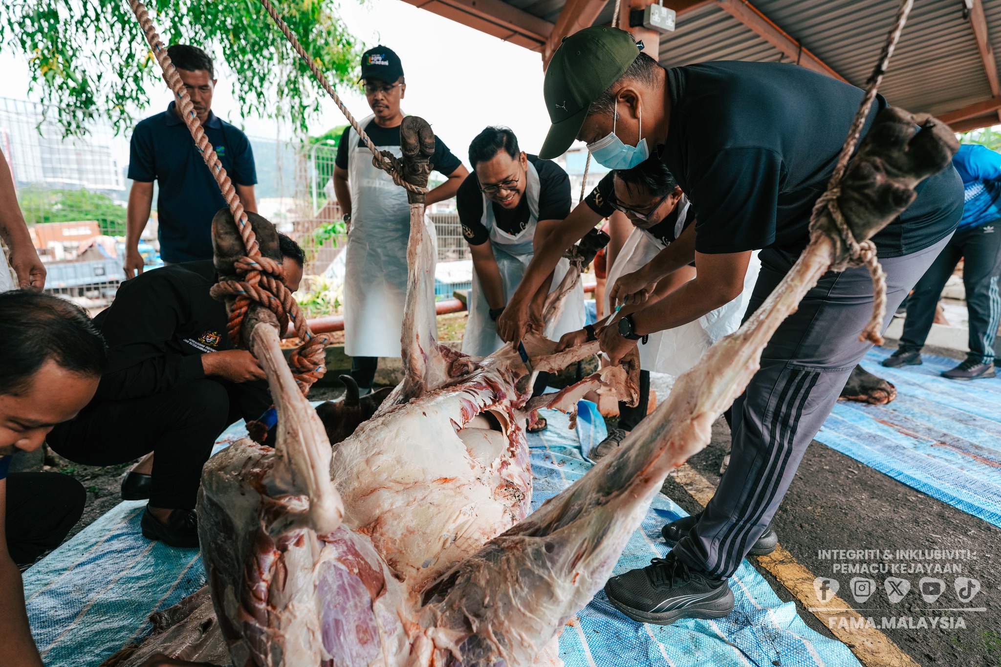 10 Jun 2025 | Program Sambutan Ibadah Korban Peringkat Ibu Pejabat FAMA Bagi Tahun 1446H/2025M | Perkarangan Parkir Tingkat 3, Ibu Pejabat FAMA