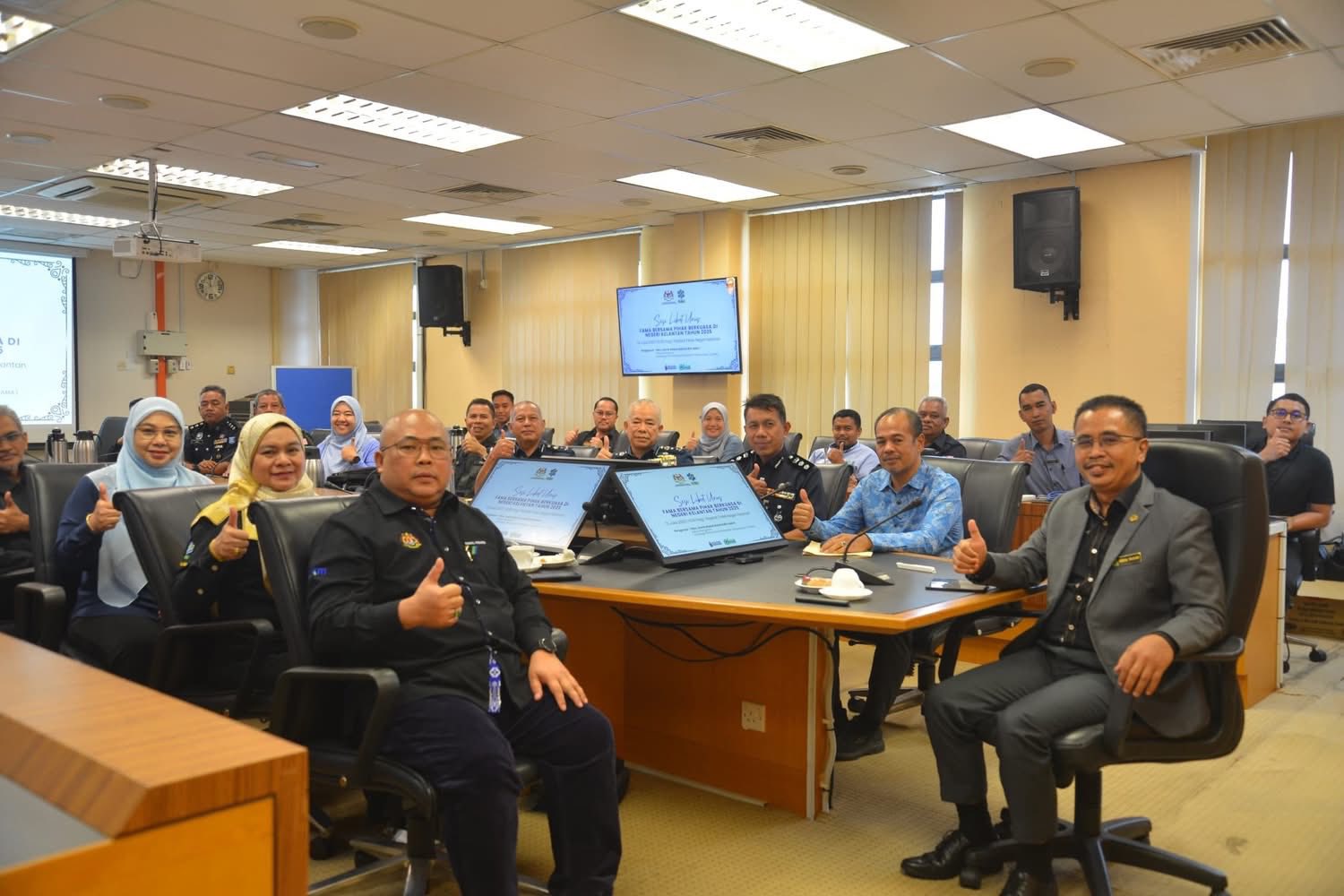 13 Julai 2025 | Sesi Libat Urus FAMA Bersama Majlis Keselamatan Negara (MKN) Negeri Kelantan, Pasukan Gerakan AM (PGA) Briged Tenggara, Pasukan Polis Marin (PPM) Negeri Kelantan dan Agensi-Agensi Negeri Tahun 2025 | Kota Bharu, Kelantan