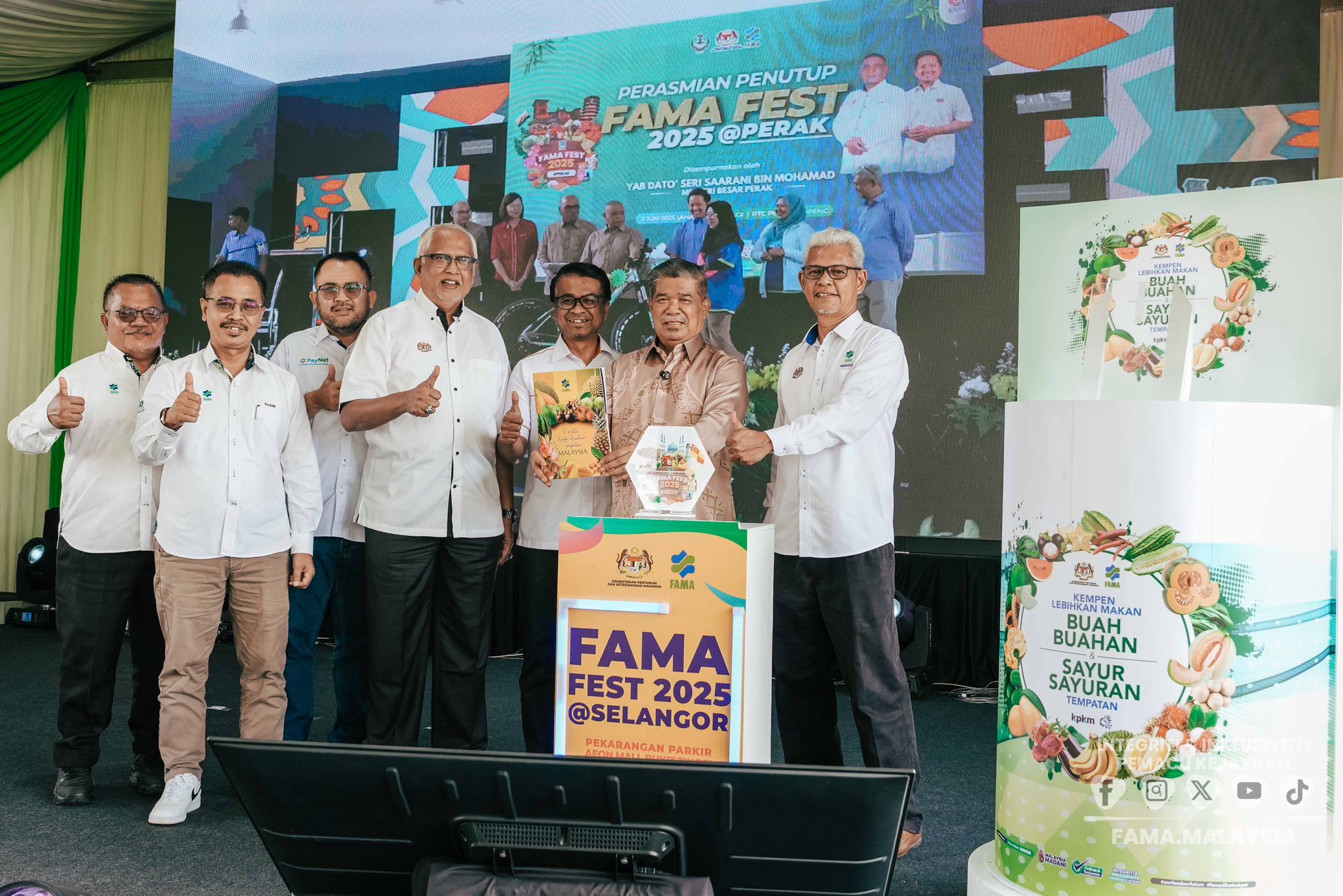27 JULAI 2025 | MAJLIS PERASMIAN PENUTUP FAMA FEST 2025 @ SELANGOR DAN PELANCARAN KEMPEN LEBIHKAN MAKAN BUAH-BUAHAN DAN SAYUR-SAYURAN TEMPATAN PERINGKAT KEBANGSAAN | KLANG