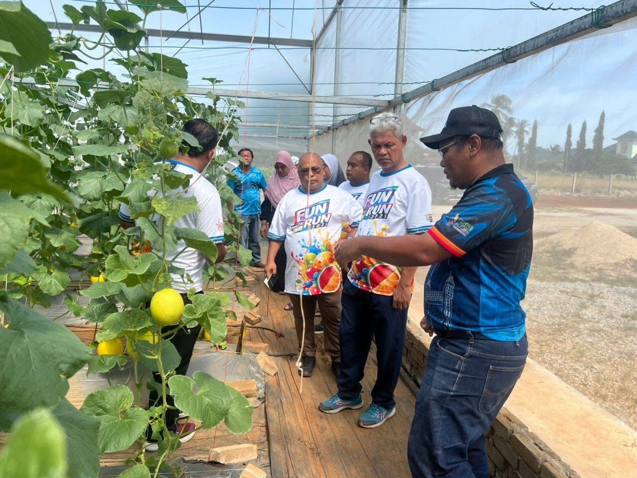 18 Oktober 2025 | Lawatan Kerja Pengerusi FAMA Ke Pusat Tanaman Melon Manis Terengganu (MMT) | Kuala Terengganu