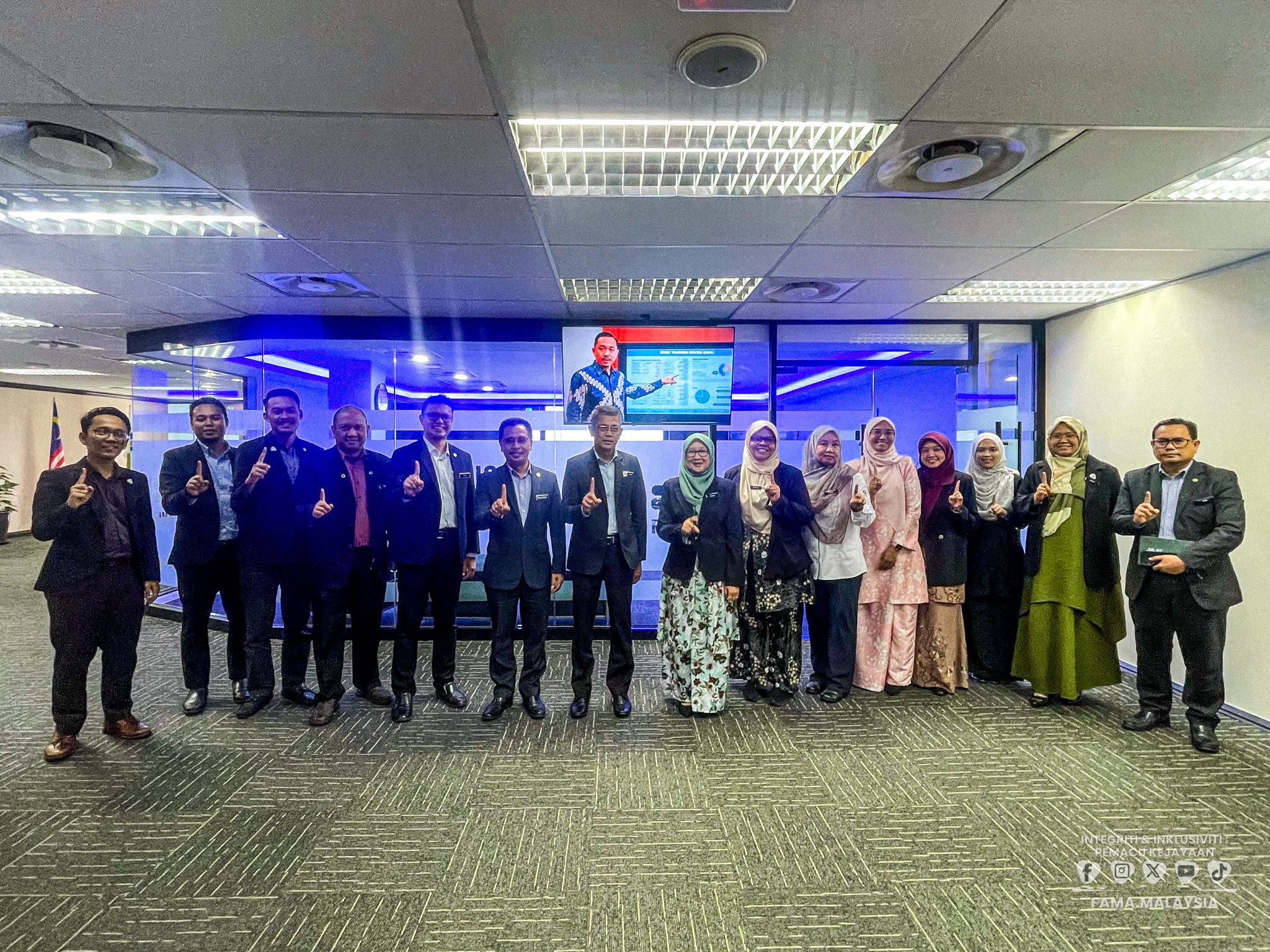 25 November 2025 | Lawatan Kerja Timbalan Ketua Setiausaha (Pembangunan) Kementerian Pertanian Dan Keterjaminan Makanan | Ibu Pejabat FAMA