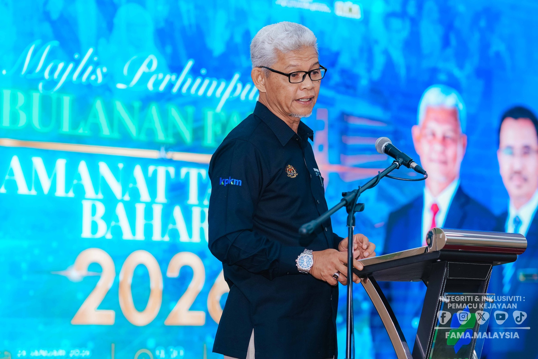26 Januari 2026 | Isnin | Majlis Perhimpunan Bulanan FAMA dan Amanat Tahun Baharu 2026 | Dewan Bunga Raya, Bangunan FAMA Point
