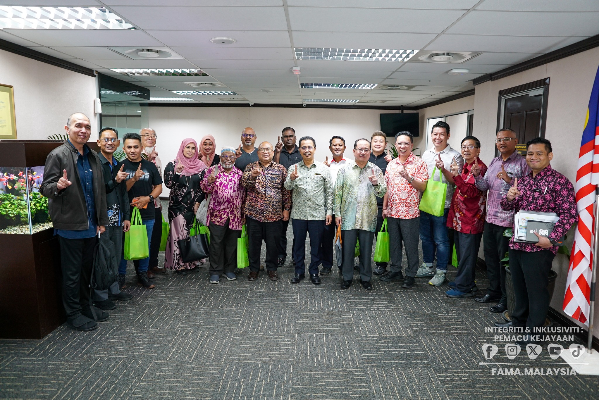 26 Februari 2026 | Sesi Libat Urus Lembaga Pemasaran Pertanian Persekutuan (FAMA) dan Pemain Industri Industri Sayur | Bilik Mesyuarat Bunga Tanjung, Tingkat 4 , Bangunan FAMA Point