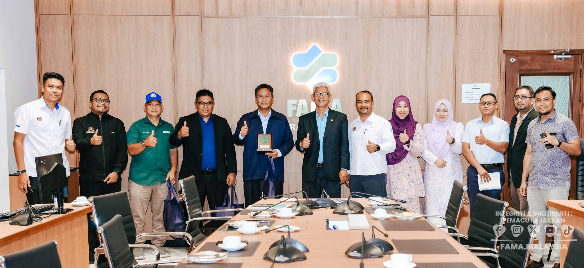 7 April 2026 | Sesi Kunjungan Hormat Koperasi Jaringan Muamalat Integriti Selangor Berhad (KOJAMIN) Ke Atas FAMA | FAMA Point, Selayang