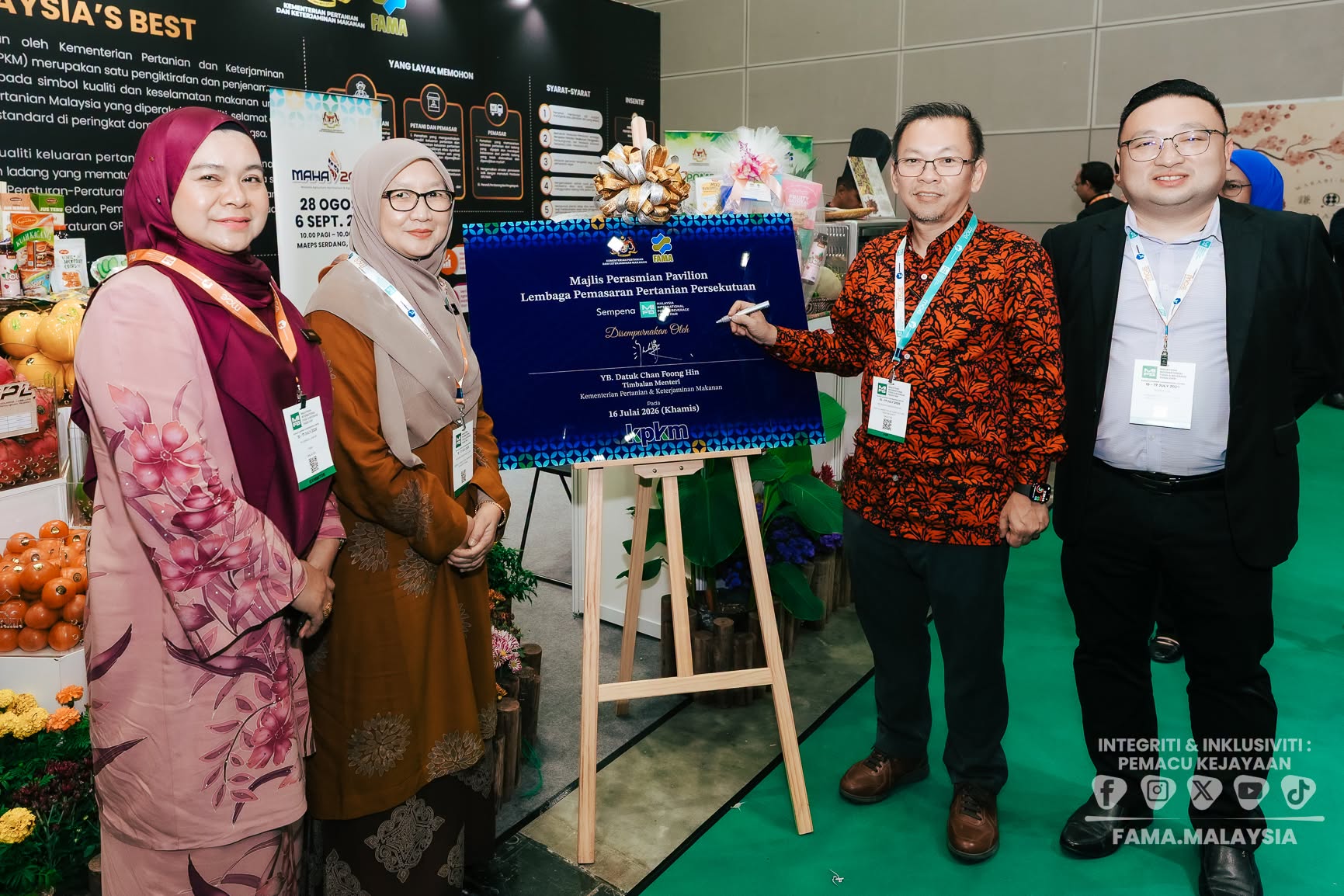 16 Julai 2026 | Perasmian Pavilion FAMA Di MIFB 2026 | Kuala Lumpur Convention Centre (KLCC)