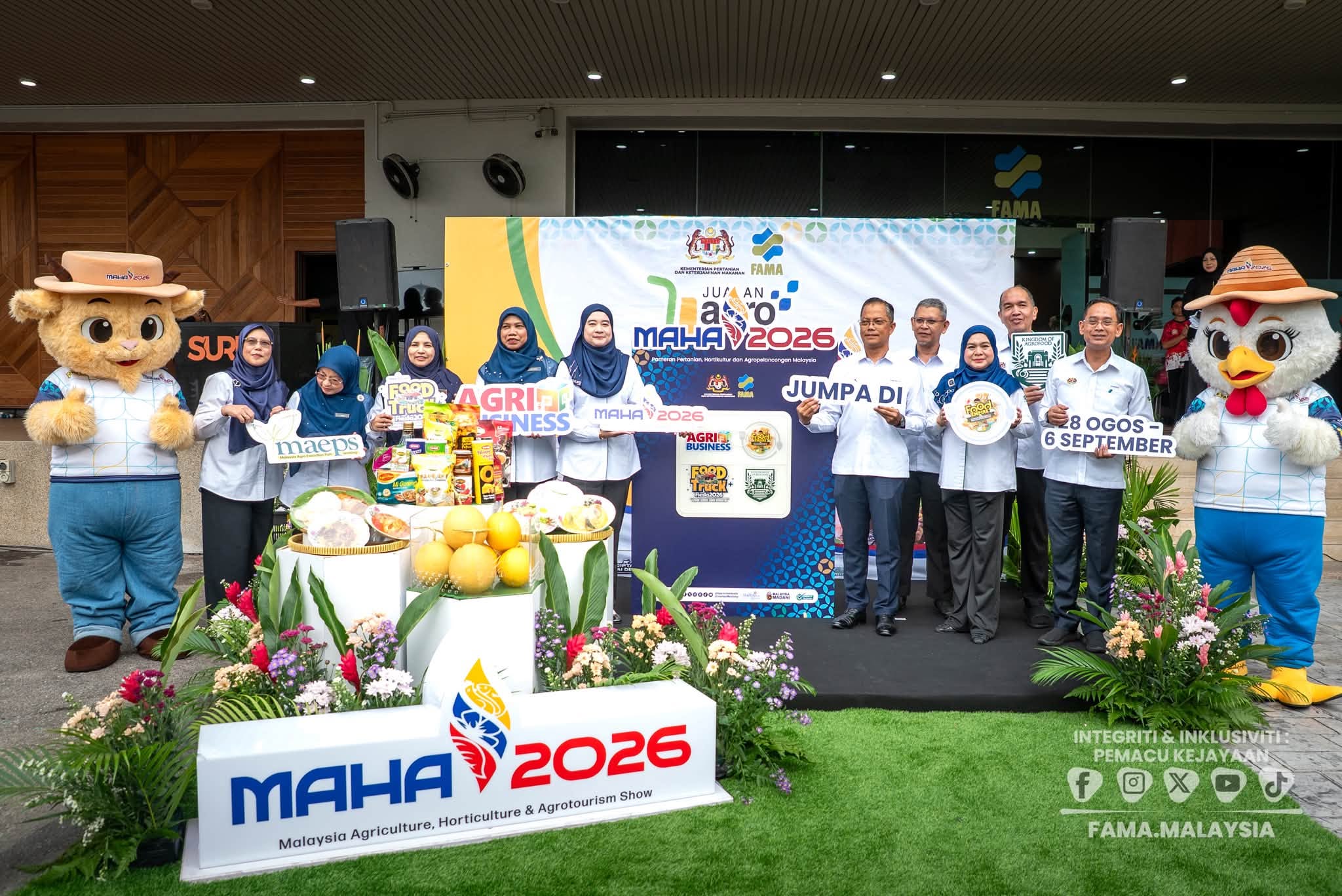 27 Julai 2026 | Jualan Agro MADANI (JAM) Edisi FAMA @MAHA 2026 | Pekarangan Ibu Pejabat FAMA, Bandar Baru Selayang, Selangor