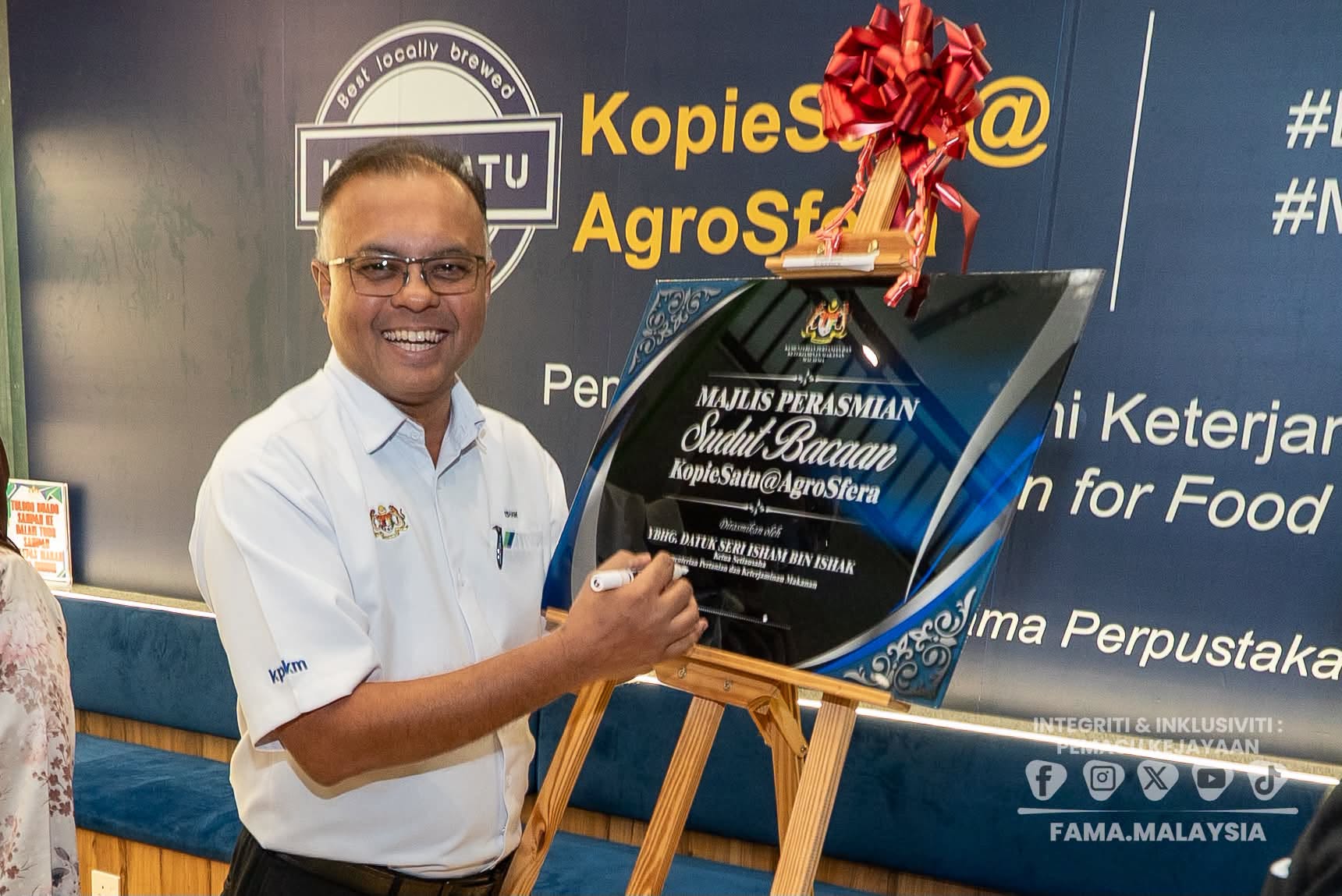 14 Oktober 2026 | Majlis Perasmian Sudut Bacaan Kopiesatu @ Agrosfera | Wisma Tani, KPKM