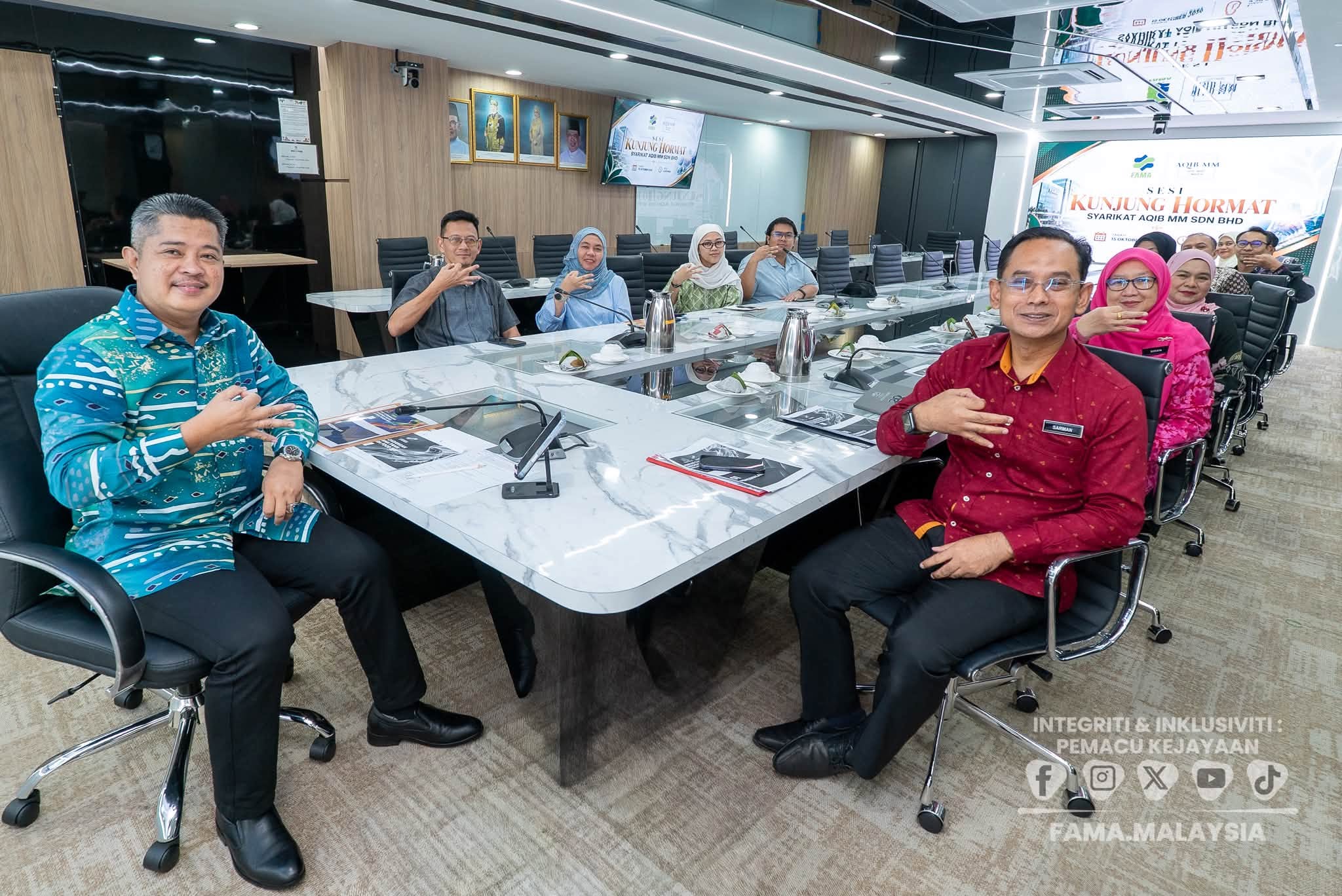 15 Oktober 2026 | Kunjunagn Hormat Aqib MM Sdn Bhd Kepada Pengerusi FAMA | Ibu Pejabat FAMA